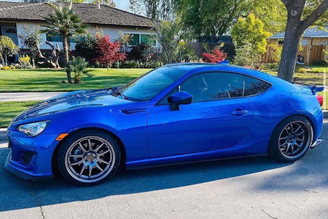 Subaru BRZ on Gunmetal Machined 10-spoke