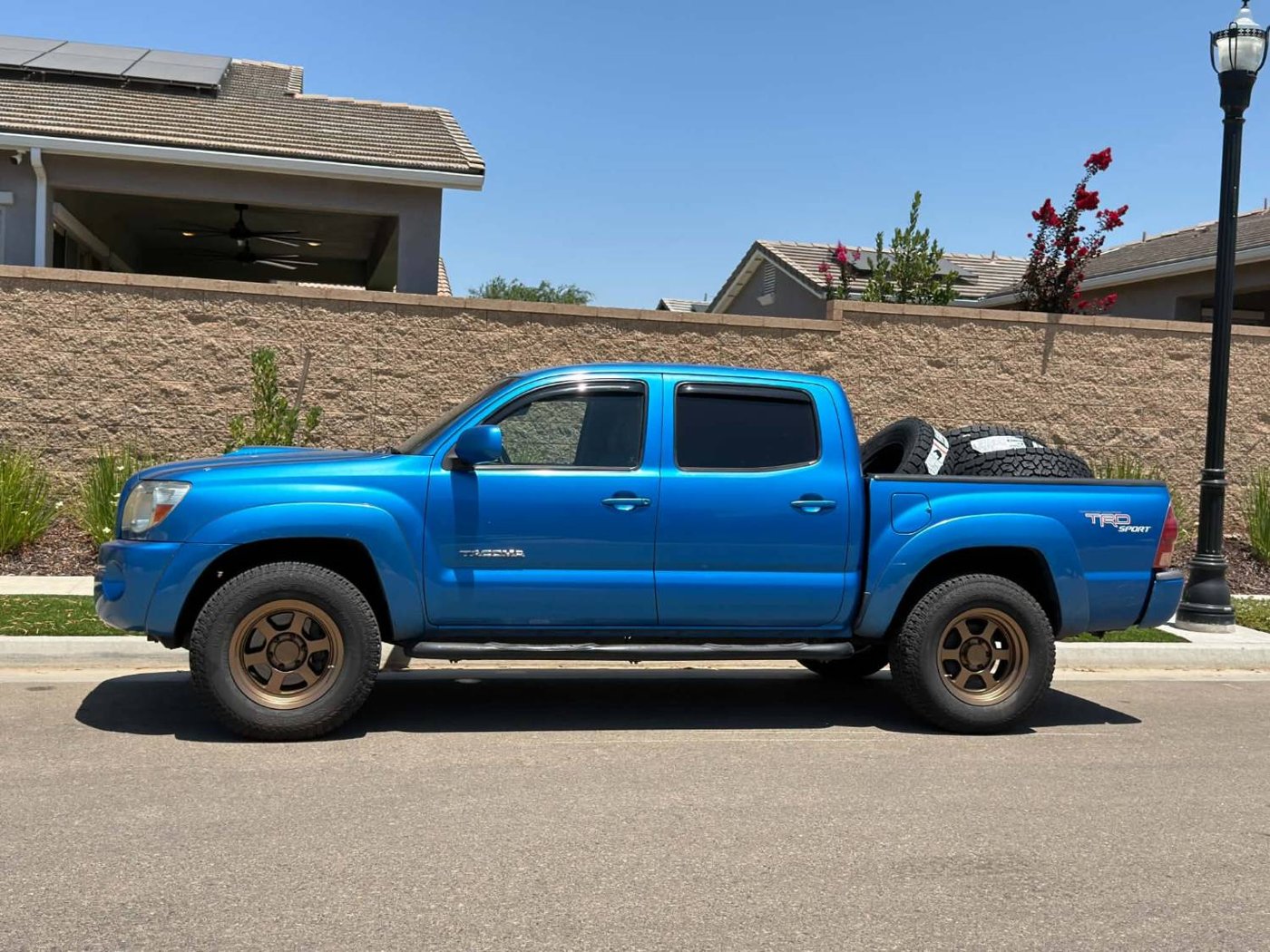 Toyota Tacoma on Matte Bronze 6-spoke