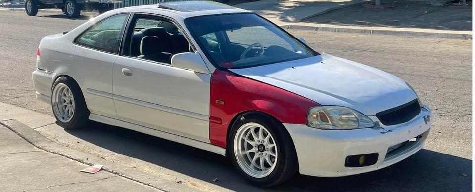 Honda Civic Coupe on Vors 15x8